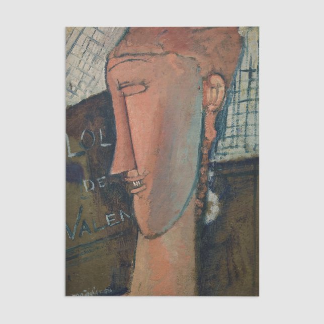 Amedeo Modigliani - Lola de Valence Seidenpapier (Von Creator hochgeladen)