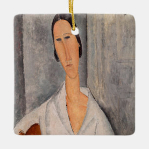 Amedeo Modigliani — Madame Hanka Zborowska Leaning Keramikornament