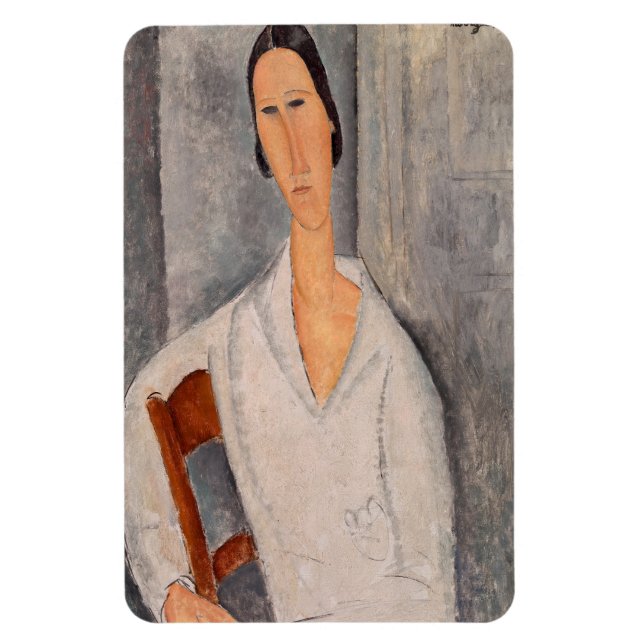 Amedeo Modigliani — Madame Hanka Zborowska Leaning Magnet (Vertikal)