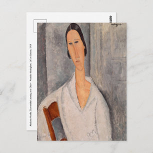 Amedeo Modigliani — Madame Hanka Zborowska Leaning Postkarte