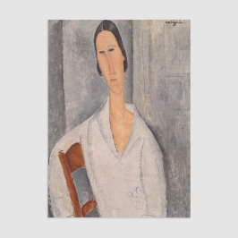 Amedeo Modigliani — Madame Hanka Zborowska Leaning Seidenpapier