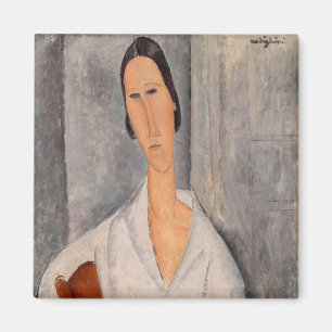 Amedeo Modigliani - Madame Hanka Zborowska sich le Magnet