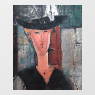 Amedeo Modigliani - Madame Pompadour Fensteraufkleber