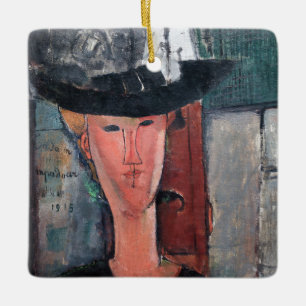 Amedeo Modigliani - Madame Pompadour Keramikornament
