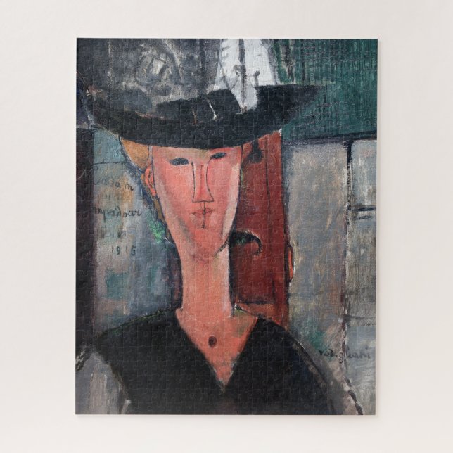 Amedeo Modigliani - Madame Pompadour Puzzle (Vertikal)