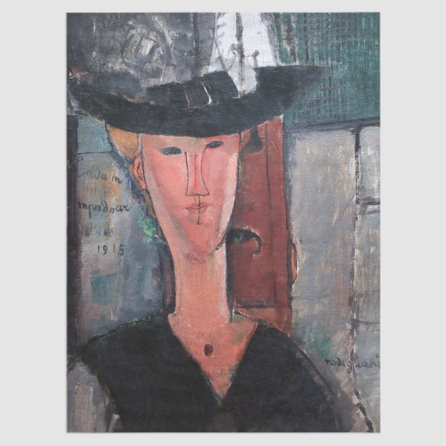 Amedeo Modigliani - Madame Pompadour Seidenpapier (Von Creator hochgeladen)