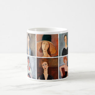 Amedeo Modigliani - Meisterwerke - Collage Kaffeetasse