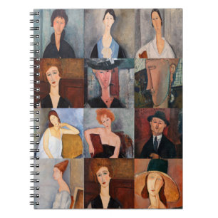 Amedeo Modigliani - Meisterwerke - Collage Notizblock