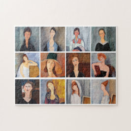 Amedeo Modigliani - Meisterwerke - Collage Puzzle