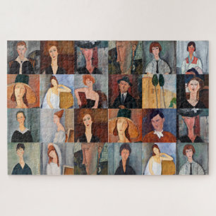 Amedeo Modigliani - Meisterwerke - Collage Puzzle