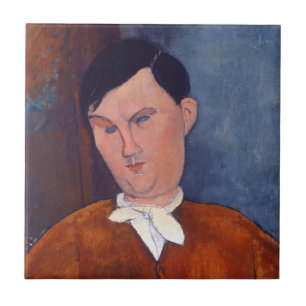 Amedeo Modigliani - Monsieur Deleu Fliese