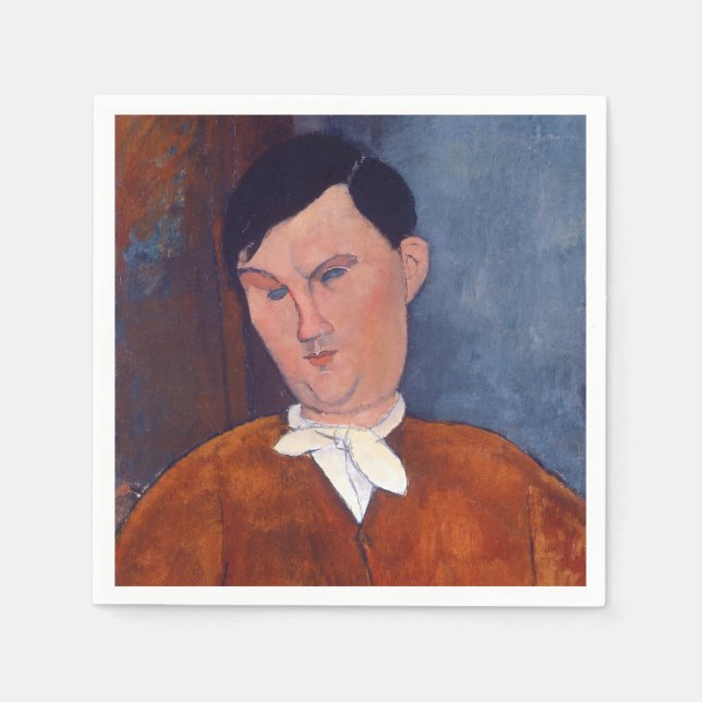 Amedeo Modigliani - Monsieur Deleu Serviette (Vorderseite)