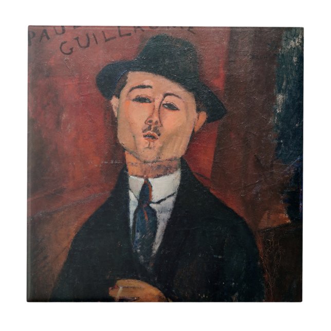 Amedeo Modigliani - Paul Guillaume, Novo Pilota Fliese (Vorderseite)