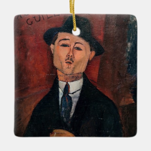 Amedeo Modigliani - Paul Guillaume, Novo Pilota Keramikornament (Vorderseite)