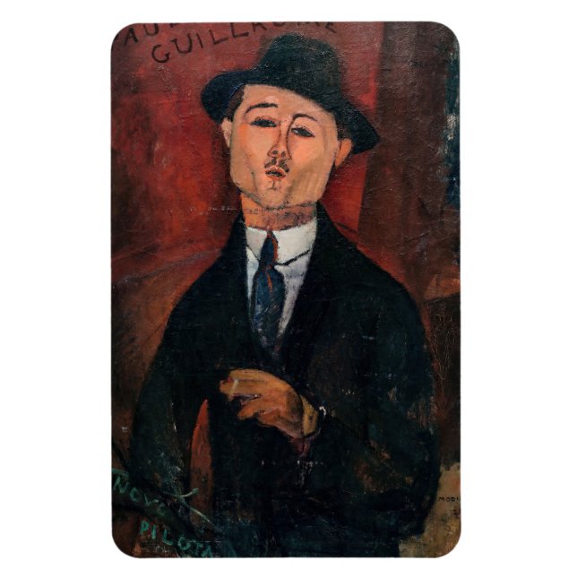 Amedeo Modigliani - Paul Guillaume, Novo Pilota Magnet (Vertikal)