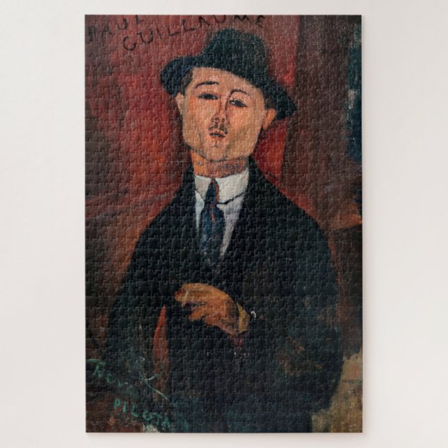 Amedeo Modigliani - Paul Guillaume, Novo Pilota Puzzle (Vertikal)