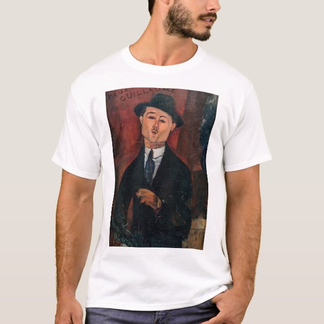 Amedeo Modigliani - Paul Guillaume, Novo Pilota T-Shirt (Vorderseite)