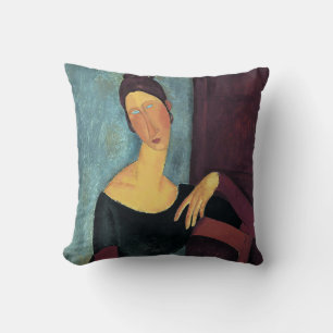 Amedeo Modigliani, Portrait der Ehefrau des Künstl Kissen