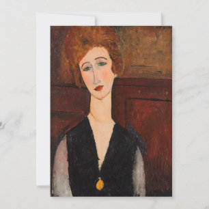 Amedeo Modigliani - Portrait einer Frau Dankeskarte