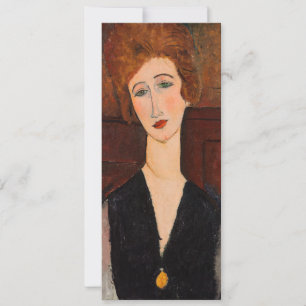 Amedeo Modigliani - Portrait einer Frau Einladung