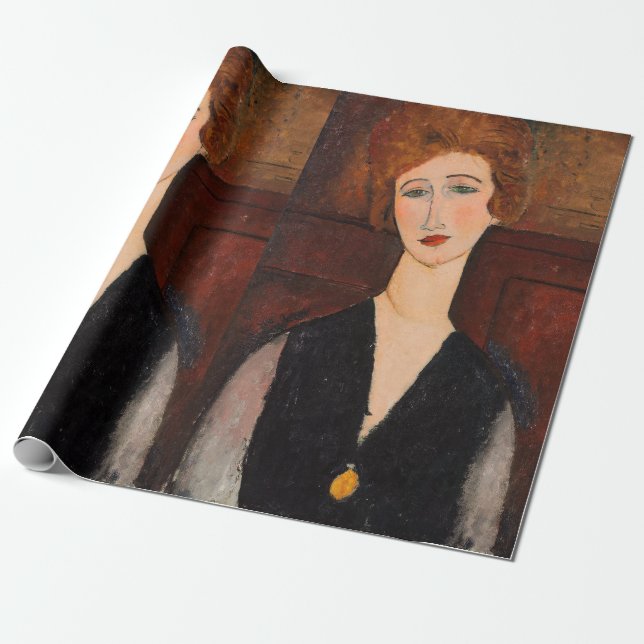 Amedeo Modigliani - Portrait einer Frau Geschenkpapier (Ungerollt)