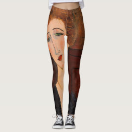 Amedeo Modigliani - Portrait einer Frau Leggings