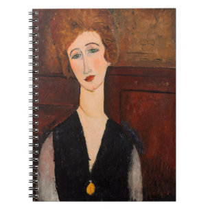 Amedeo Modigliani - Portrait einer Frau Notizblock