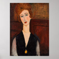 Amedeo Modigliani - Portrait einer Frau