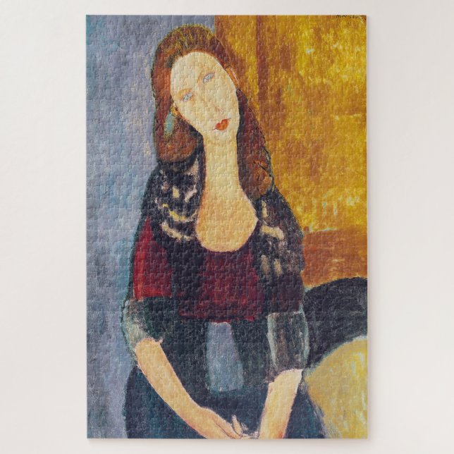 Amedeo Modigliani - Portrait Jeanne Hebuterne #2 Puzzle (Vertikal)