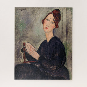 Amedeo Modigliani - Portrait von Dedie Hayden Puzzle