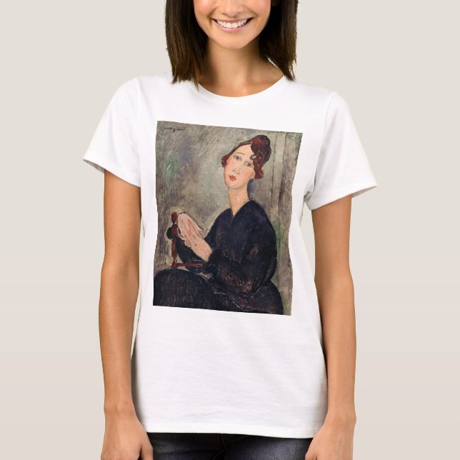Amedeo Modigliani - Portrait von Dedie Hayden T-Shirt (Vorderseite)