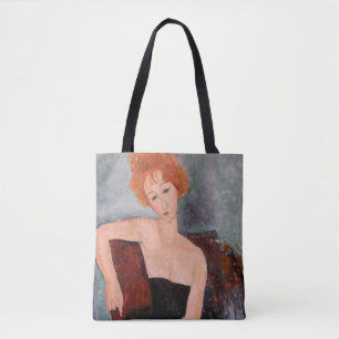 Amedeo Modigliani - Rothaarige Girl Abend Dress