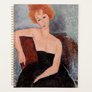Amedeo Modigliani - Rothaarige Girl Abend Dress Planer