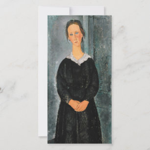 Amedeo Modigliani - Servant Girl Dankeskarte