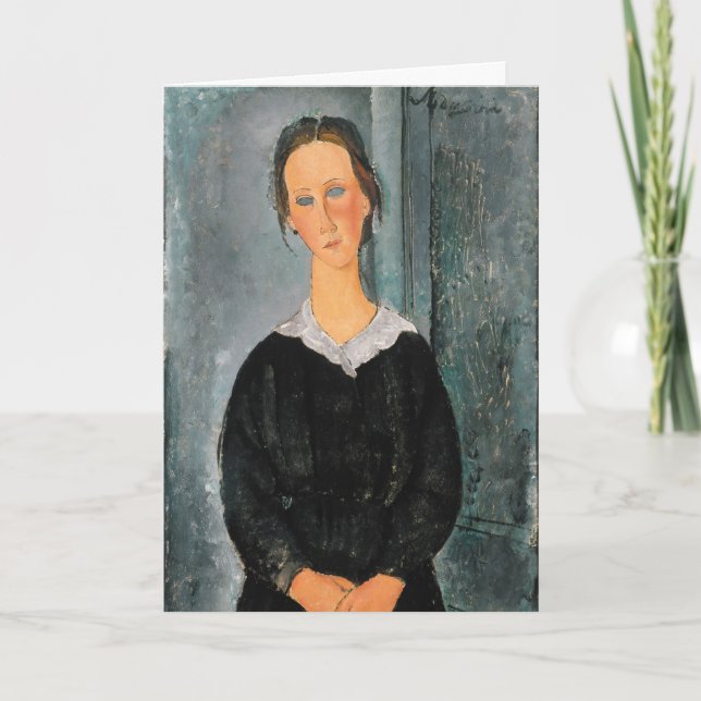 Amedeo Modigliani - Servant Girl Karte (Vorderseite)
