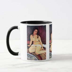 Amedeo Modigliani - Sitzende Frau Tasse