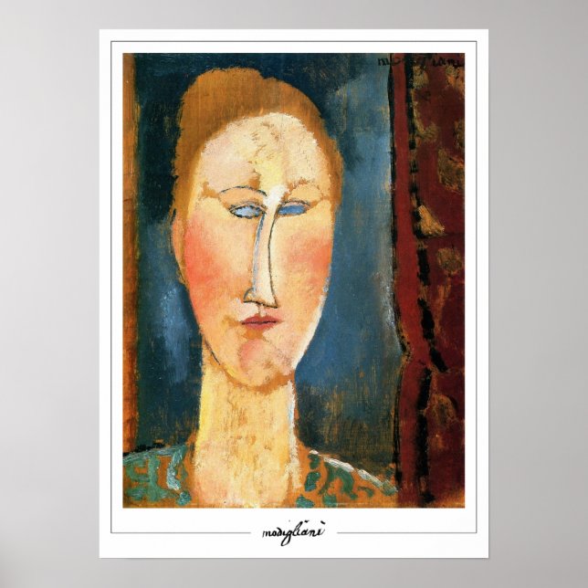 Amedeo Modigliani Zedign Art Poster #281 (Vorne)