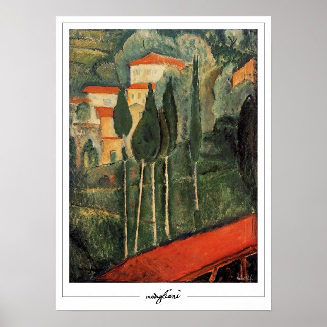 Amedeo Modigliani Zedign Art Poster #334 (Vorne)