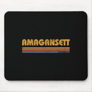 Amegansett New York Vintage Retro Urlaubs Souvenir Mousepad