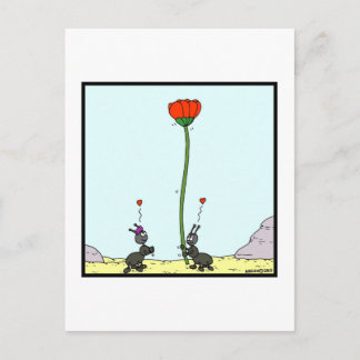 Ameise in Liebe: Ant Cartoon Postkarte