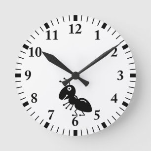 Ameise Runde Wanduhr