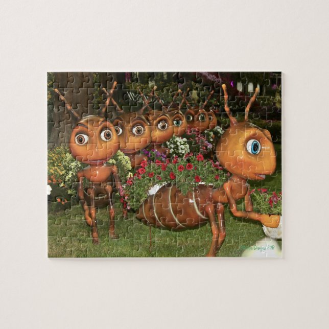 Ameisen auf einer Dienstreise Puzzle (Horizontal)