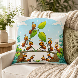 Ameisen im Wunderland Kissen