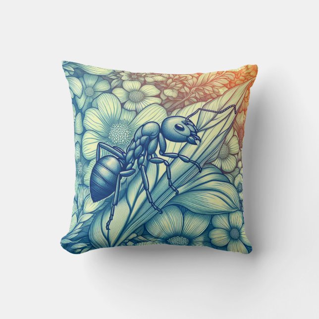 Ameisen in Wonderland Pillow Kissen (Vorderseite)