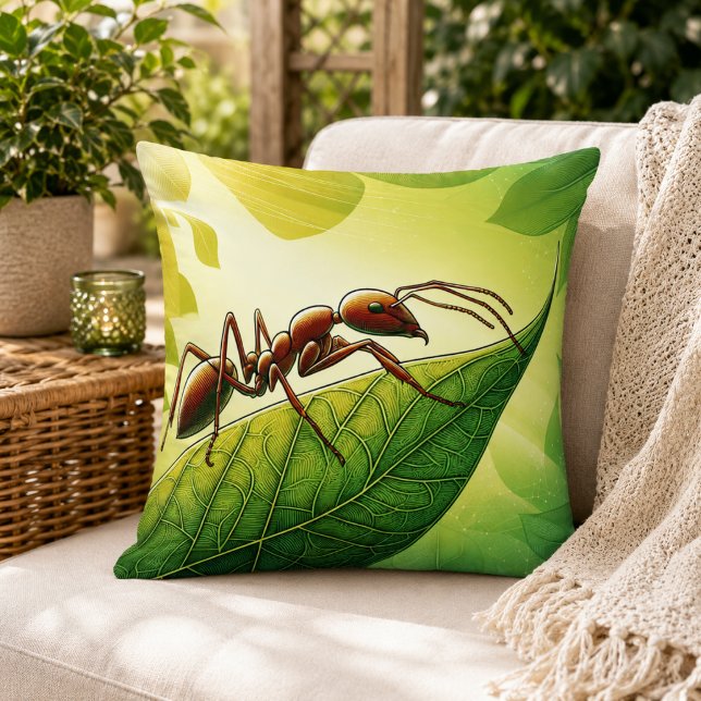 Ameisen in Wonderland Pillow Kissen (Ants in Wonderland Pillow)