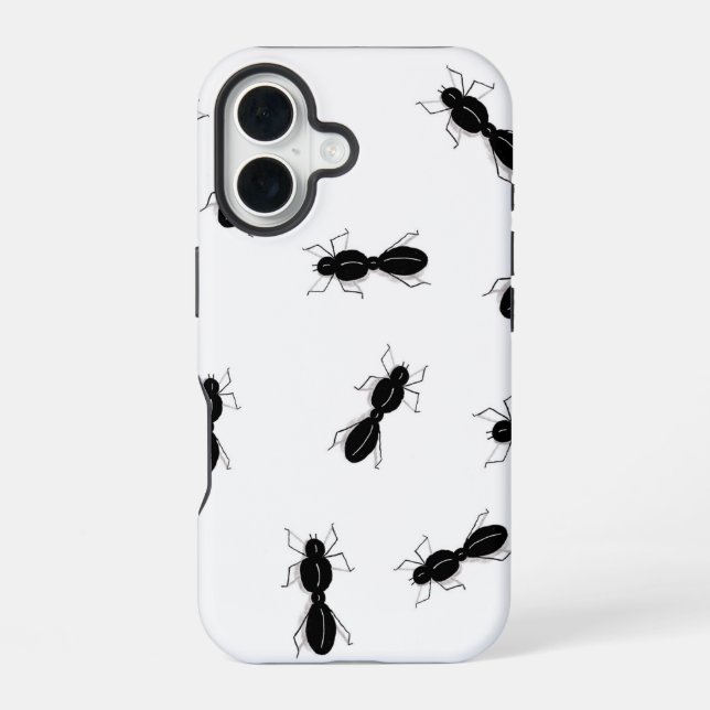 Ameisen iPhone 16 Hülle (Rückseite)