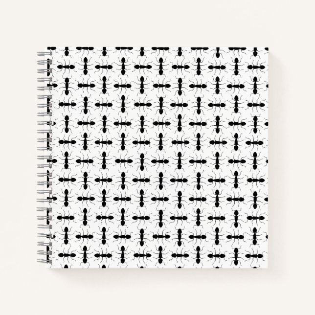 Ameisen Modernes Insekt Notizbuch (Vorderseite)