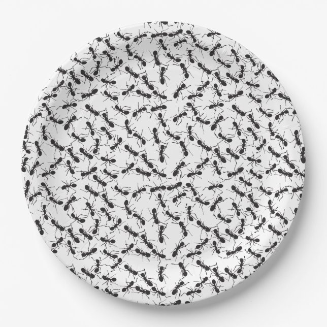 Ameisen Pappteller (Vorderseite)