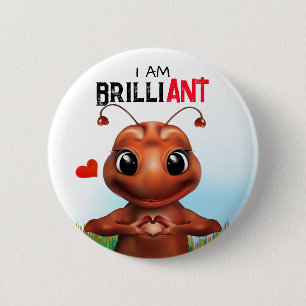 Ameisen-Punkt-Gebärdensprache Button