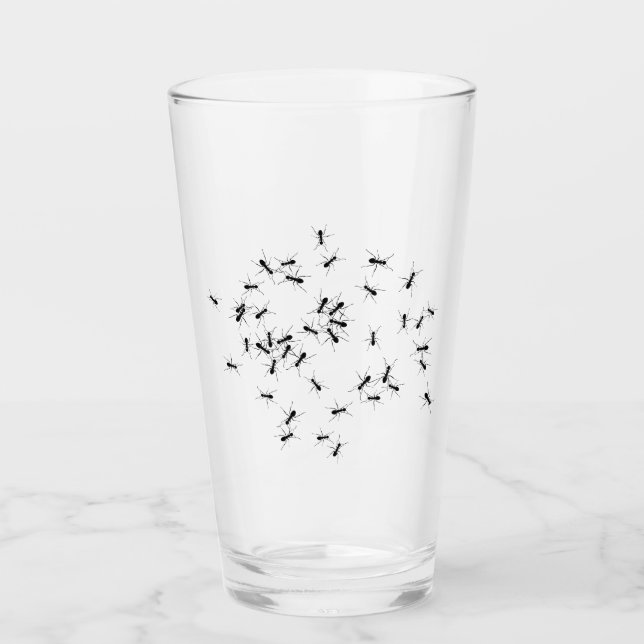 Ameisen überall glas (Vorderseite)